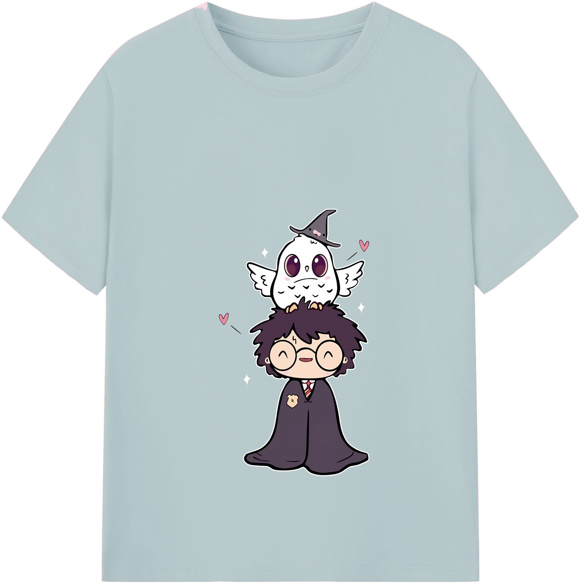 （画像用） Harry Potter ハリー・ポッターシリーズ 綿100％半袖Tシャツ（フロントプリント）